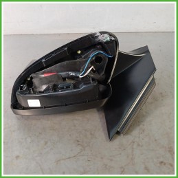 Specchio Specchietto Retrovisore Sinistro SX Nero Peugeot 3008 2 Serie 2020-2023  Originale Usato