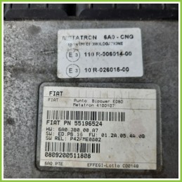 Centralina Motore Iniezione ECU METATRON 4100107 FIAT PUNTO 2U 1.2 8V 55196524 Benzina 2003 2007