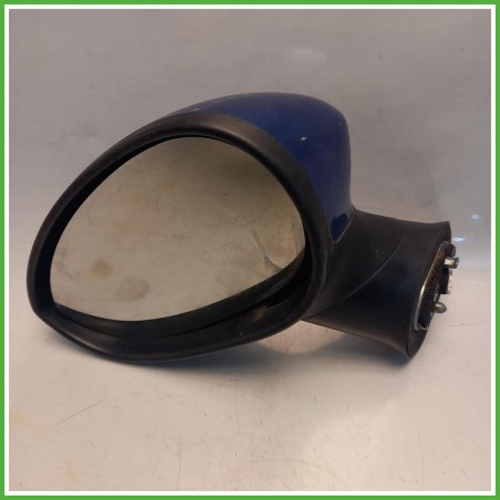 Specchio Specchietto Retrovisore Sinistro SX Blu Fiat Grande Punto 2005-2010  Originale Usato
