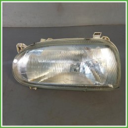 Faro Fanale Proiettore Sinistro SX  Volkswagen Golf 3 Serie 1H6941017AN 1991-1998 Originale Usato