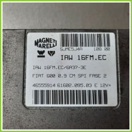 Centralina Motore Iniezione ECU MAGNETI MARELLI IAW16FM.EC FIAT SEICENTO 1E 900 CITYMATIC 46555914 Benzina 1998 2005