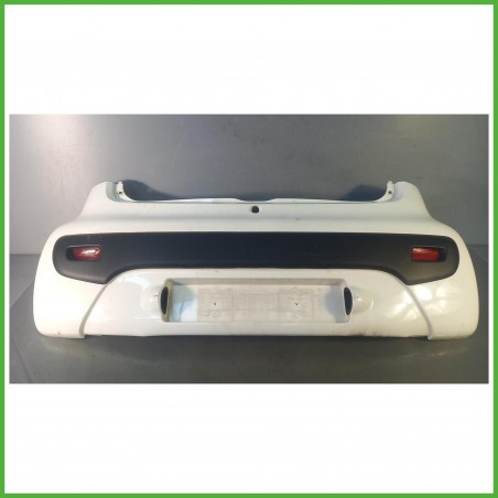 Paraurti Posteriore Peugeot 107 Berlina 5 Porte Bianco 7410Y8 2005-2012 Originale Usato