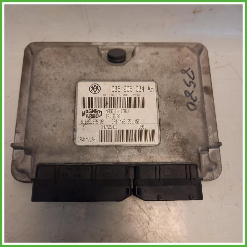 Centralina Motore Iniezione ECU Magneti Marelli IAW4MVAH Seat Ibiza IV 6L1 1.4 16v. 036906034AH Benzina 2002-2008