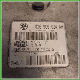 Centralina Motore Iniezione ECU Magneti Marelli IAW4MVAH Seat Ibiza IV 6L1 1.4 16v. 036906034AH Benzina 2002-2008