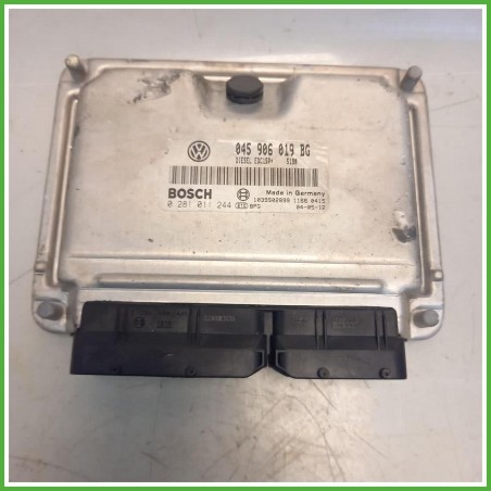 Centralina Motore Iniezione ECU Bosch 0281011244 Seat Ibiza IV 6L1 1.4 TDi 12v. 045906019BB Gasolio 2002-2008