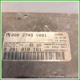 Centralina Motore Iniezione ECU Bosch 0281010161 Smart Fortwo Cabrio 450 0.8 CDi Pulse 6v. 0002749V001 Gasolio 2003-2007