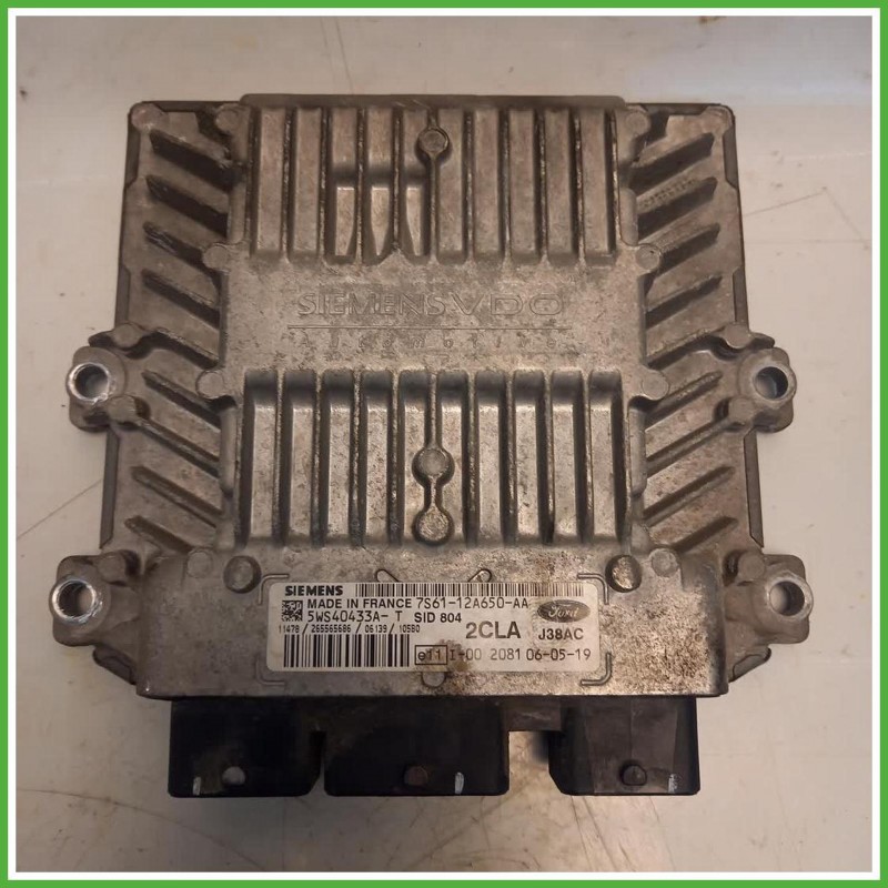 Centralina Motore Iniezione ECU Siemens 5WS40433A Ford Fiesta 6 Serie 1.4 TDCi 1303232 Gasolio 2008-2012