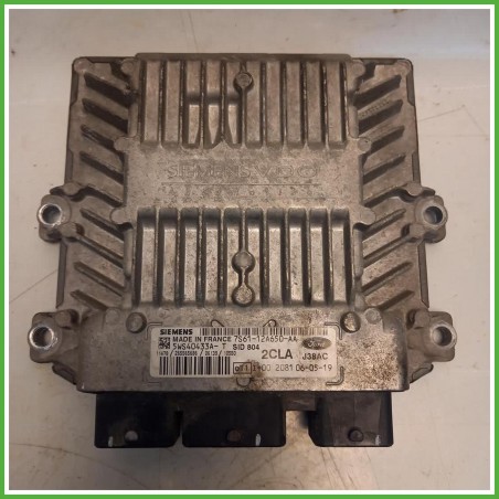 Centralina Motore Iniezione ECU Siemens 5WS40433A Ford Fiesta 6 Serie 1.4 TDCi 1303232 Gasolio 2008-2012