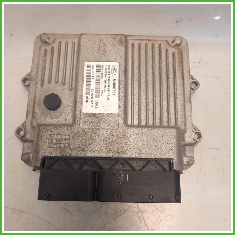 Centralina Motore Iniezione ECU Magneti Marelli 51880751 Ford KA 2 Serie 1.2 1705485 Benzina 2008-2016