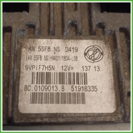 Centralina Motore Iniezione ECU Magneti Marelli IAW5SF8NS Fiat Punto 3 Serie 1.2 51986258 Benzina 2011-2018
