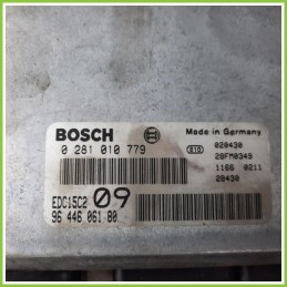 Centralina Motore Iniezione ECU BOSCH 0281010779 PEUGEOT 307 2.0 HDI FAP 9644606180 Diesel 2001 2006