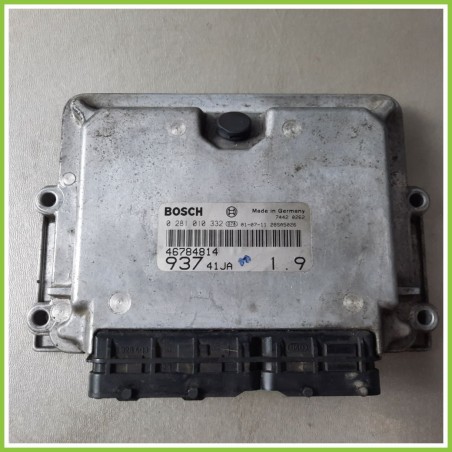Centralina Motore Iniezione ECU BOSCH 0281010332 ALFA ROMEO 147 W8 1.9 JTD DISTINCT. 46784814 Diesel 2000 2006