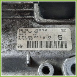 Centralina Motore Iniezione ECU BOSCH 0261206980 ALFA ROMEO 147 W8 1.6 16V TS CONNECT 46801964 Benzina 2000 2006