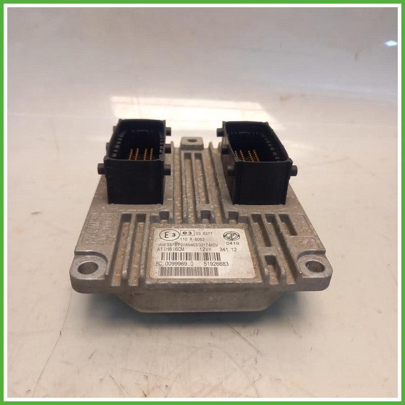 Centralina Motore Iniezione ECU Magneti Marelli IAW5SF8P2 Fiat Punto Evo 1.4 51926683 Benzina 2009-2011