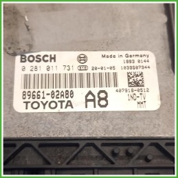Centralina Motore Iniezione ECU Bosch 0281011731 Toyota Corolla 5 Serie 1.4 D4d 8960102021 Gasolio 2004