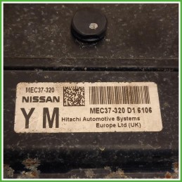 Centralina Motore Iniezione ECU Nissan MEC37320 Nissan Micra 3 Serie 1.2 16v. 23710AY30E Benzina 2003-2005