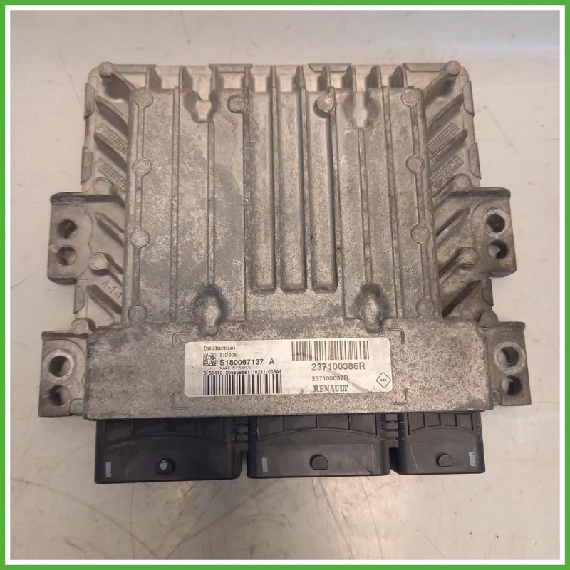 Centralina Motore Iniezione ECU Continental S180067137 Renault Megane 3 Serie 1.5 dCi 237104451R Gasolio 2008-2012