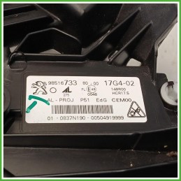 Faro Fanale Proiettore Sinistro SX Automotive Lighting 98516733 Peugeot 308 3 Serie 2021 9839286380 Originale Usato