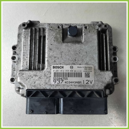 Centralina Motore Iniezione ECU BOSCH 0281012858 ALFA ROMEO 147 W8 1.9 JTD 88kw 55204755 2004 2011