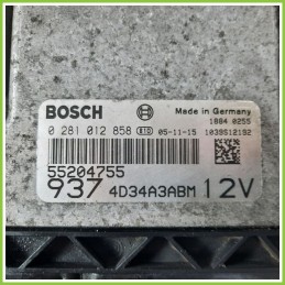 Centralina Motore Iniezione ECU BOSCH 0281012858 ALFA ROMEO 147 W8 1.9 JTDPROGRESSION 55204755 Diesel 2004 2011