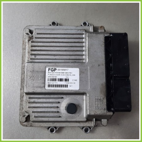 Centralina Motore Iniezione ECU MAGNETI MARELLI MJD6JF.P3 FIAT PUNTO 2U 1.3 MJT 16V 55195817 Diesel 2003 2007