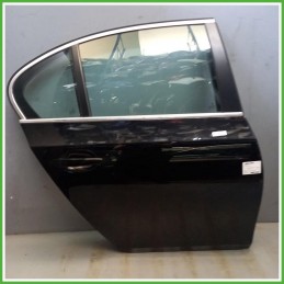Porta Portiera Sportello Posteriore Destro DX Bmw Serie 5 E60 Berlina Nero Berlina 4 Porte 2003-2010 Originale Usato
