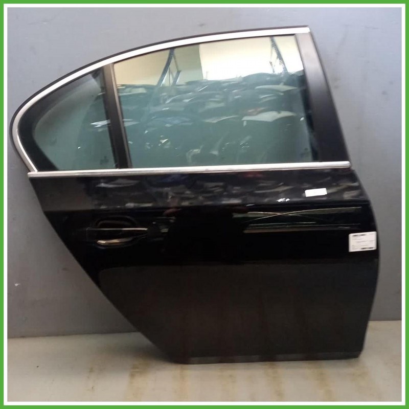 Porta Portiera Sportello Posteriore Destro DX Bmw Serie 5 E60 Berlina Nero Berlina 4 Porte 2003-2010 Originale Usato