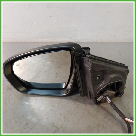 Specchio Specchietto Retrovisore Sinistro SX Nero Peugeot 3008 2 Serie 2020-2023  Originale Usato