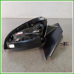 Specchio Specchietto Retrovisore Sinistro SX Nero Peugeot 3008 2 Serie 2020-2023  Originale Usato