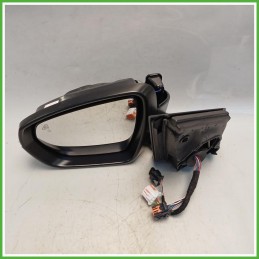 Specchio Specchietto Retrovisore Sinistro SX Nero Peugeot 3008 2 Serie 2020-2023  Originale Usato