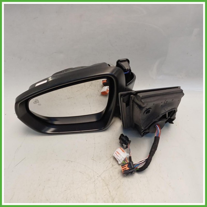 Specchio Specchietto Retrovisore Sinistro SX Nero Peugeot 3008 2 Serie 2020-2023  Originale Usato