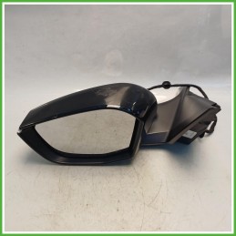 Specchio Specchietto Retrovisore Sinistro SX Nero Peugeot 408 2022  Originale Usato