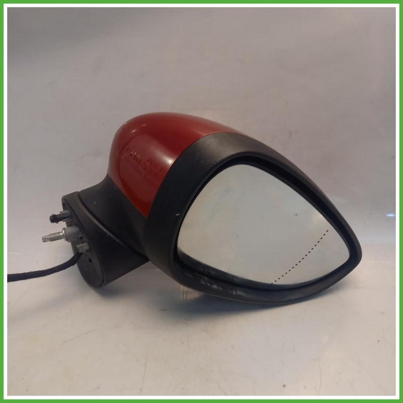 Specchio Specchietto Retrovisore Sinistro SX Rosso Ford Fiesta 6 Serie 2009-2012  Originale Usato