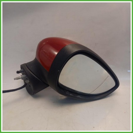 Specchio Specchietto Retrovisore Sinistro SX Rosso Ford Fiesta 6 Serie 2009-2012  Originale Usato