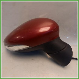 Specchio Specchietto Retrovisore Sinistro SX Rosso Ford Fiesta 6 Serie 2009-2012  Originale Usato