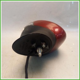 Specchio Specchietto Retrovisore Sinistro SX Rosso Ford Fiesta 6 Serie 2009-2012  Originale Usato
