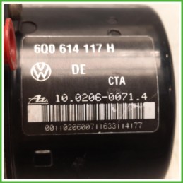 Centralina ABS Modulo Pompa Ate 10096003323 6Q0698117A Volkswagen Polo 4 Serie 2001-2005 Originale Usato