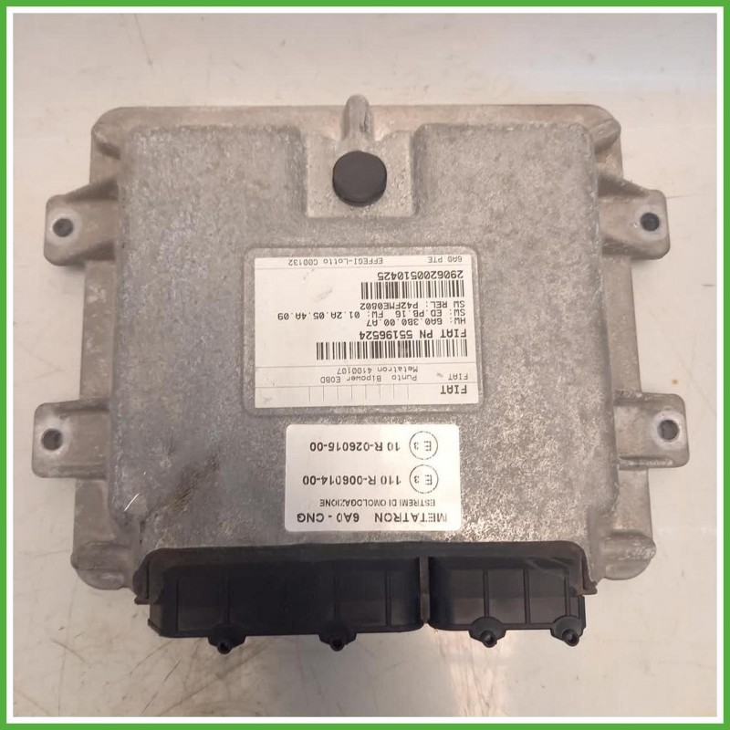 Centralina Motore Iniezione GAS Metatron 110R00601400 Fiat Punto 2 Serie 1.2 55196524 Benzina 2003-2009