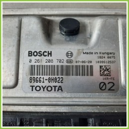 Centralina Motore Iniezione ECU BOSCH 0261208702 TOYOTA AYGO 1a Serie 1.0 12V VVT-I 89661-0H022 Benzina 2005