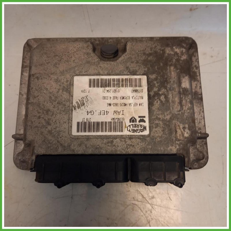 Centralina Motore Iniezione ECU Magneti Marelli IAW4EFG4 Fiat Multipla 2 Serie 1.6 Active 16v. 51779339 Benzina 2004-2010