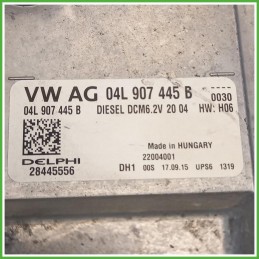 Centralina Motore Iniezione ECU Delphi 28445556 Seat Leon 5F1 1.6 TDi 16v. 04L907445E Gasolio 2013-2016