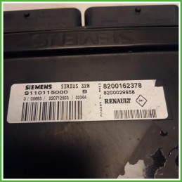 Centralina Motore Iniezione ECU Siemens S110115000 Renault Clio 2 Serie 1.2 7700115161 Benzina 2001-2008