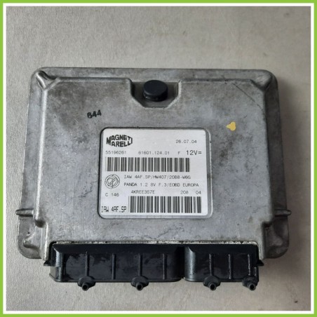 Centralina Motore Iniezione ECU MAGNETI MARELLI IAW4AF.SP FIAT PANDA 2Q 1.2 DYNAMIC 55196261 Benzina 2003 2010