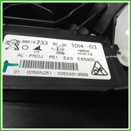 Faro Fanale Proiettore Sinistro SX Automotive Lighting 98516733 Peugeot 308 3 Serie 2021 9839286380 Originale Usato