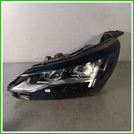 Faro Fanale Proiettore Sinistro SX Valeo 9836230480 Peugeot 3008 2 Serie 2020-2023 1675889580 Originale Usato