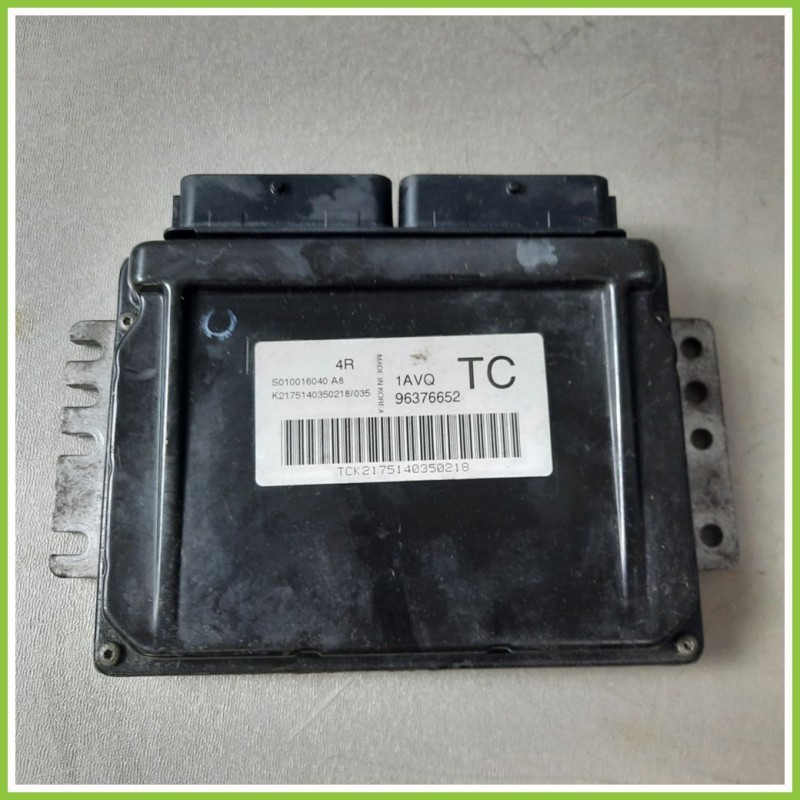 Centralina Motore Iniezione ECU DAEWOO 1AVQ CHEVROLET (DAEWOO) KALOS T200 1.2 96376652 Benzina 2002 2005