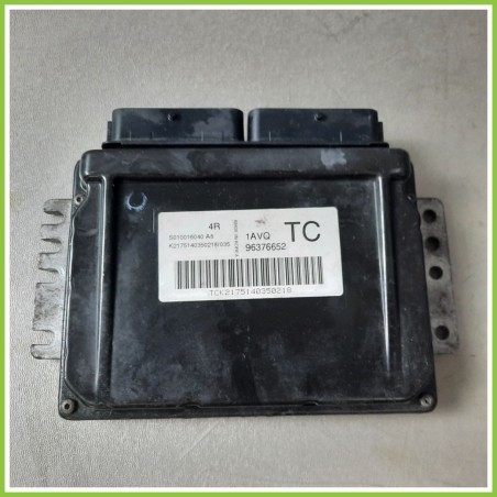 Centralina Motore Iniezione ECU DAEWOO 1AVQ CHEVROLET (DAEWOO) KALOS T200 1.2 96376652 Benzina 2002 2005
