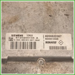 Centralina Motore Iniezione ECU Siemens S120200105A Renault Clio 3 Serie 1.2 16v. 8200522357 Benzina 2005-2014