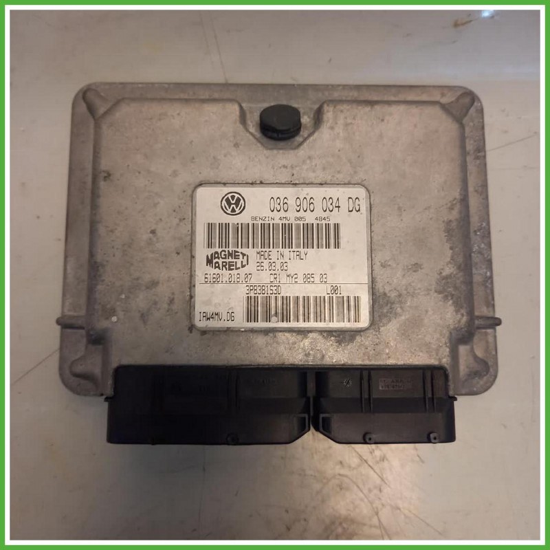 Centralina Motore Iniezione ECU Magneti Marelli 6160101807 Seat Ibiza IV 6L1 1.4 16v. 036906034DG Benzina 2002-2008