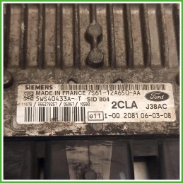 Centralina Motore Iniezione ECU Siemens 5WS40433A Ford Fiesta 6 Serie 1.4 TDCi 1303232 Gasolio 2008-2012